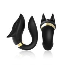 Stymulator Łechtaczki Fox Black B - Series Joy Czarny | 100% ORYGINAŁ| DYSKRETNA PRZESYŁKA